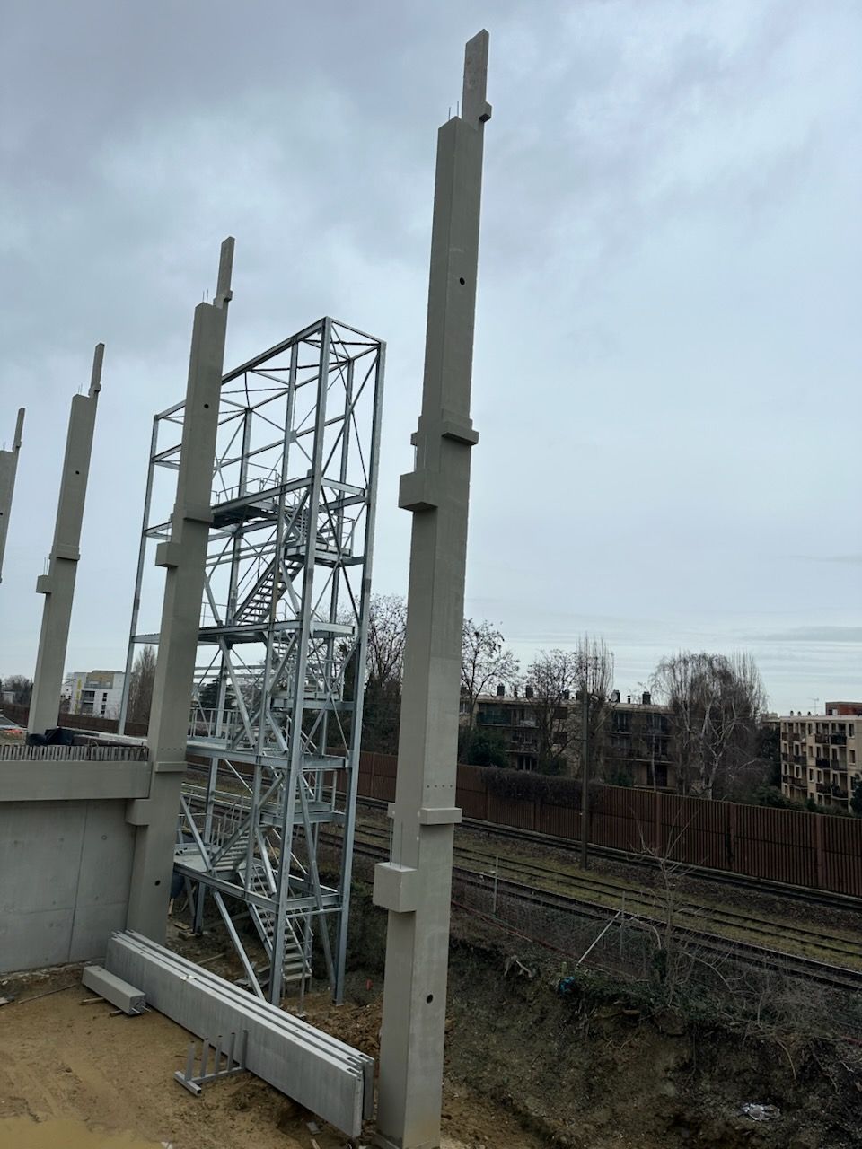 Futur entrepôt La Factory en cours de construction | © SPIC SAS