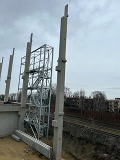 Futur entrepôt La Factory en cours de construction | © SPIC SAS