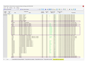 Ratios de vérification pour une assemblage de plaque d’assise en traction et cisaillement selon l’AISC dans RFEM 6, illustrant les composantes de l’analyse et leurs calculs.
