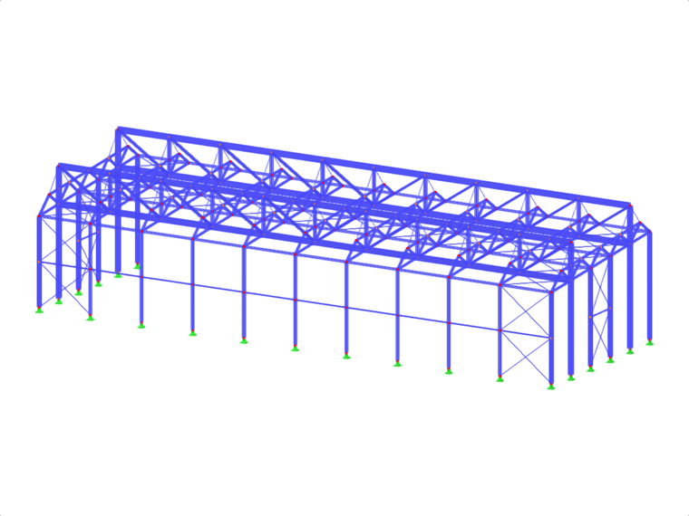 Contient des détails de la construction du hangar de maintenance de l’aéroport de Hambourg, y compris le projet et l’analyse structurelle.