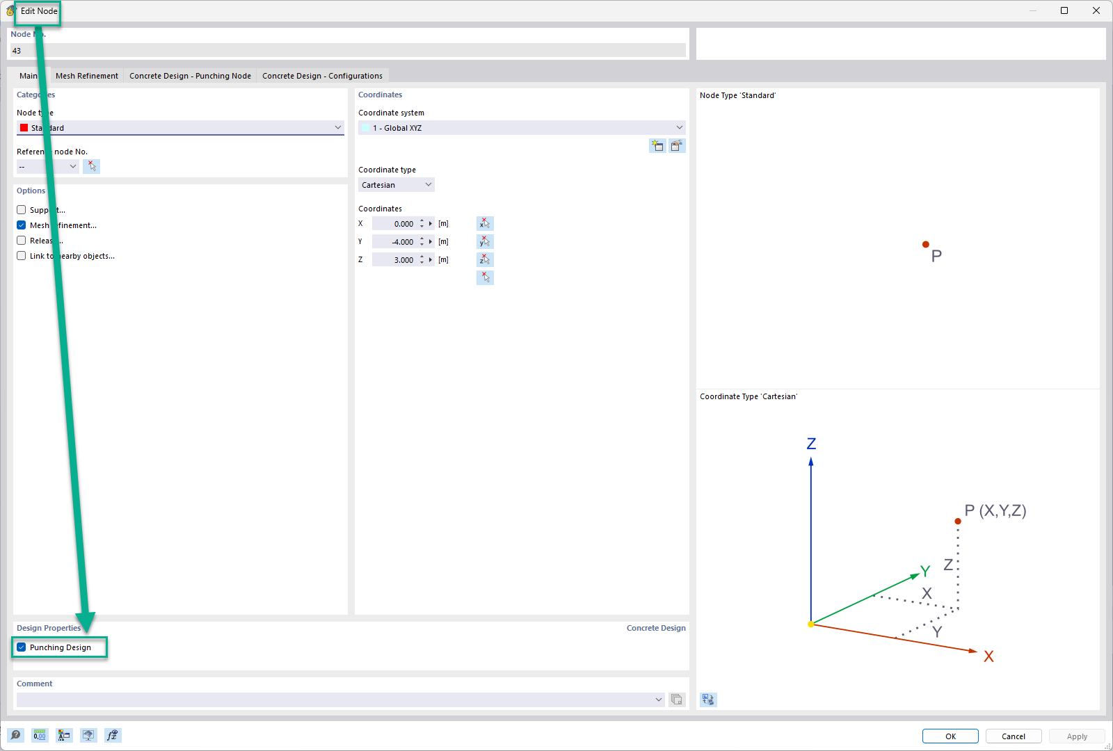 KB 001966 | Vérification de la résistance au poinçonnement dans RFEM 6 selon les normes ACI 318-19 et CSA A23.3:19 | Partie II