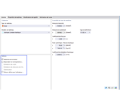 Section « Options »