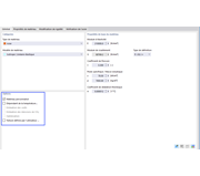 Section « Options »