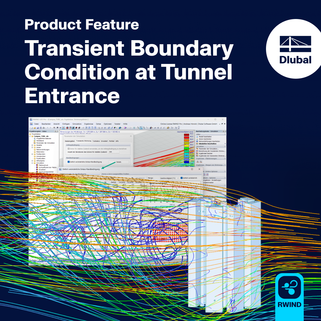 Fonctionnalité de produit | Condition aux limites transitoire à l’entrée du tunnel