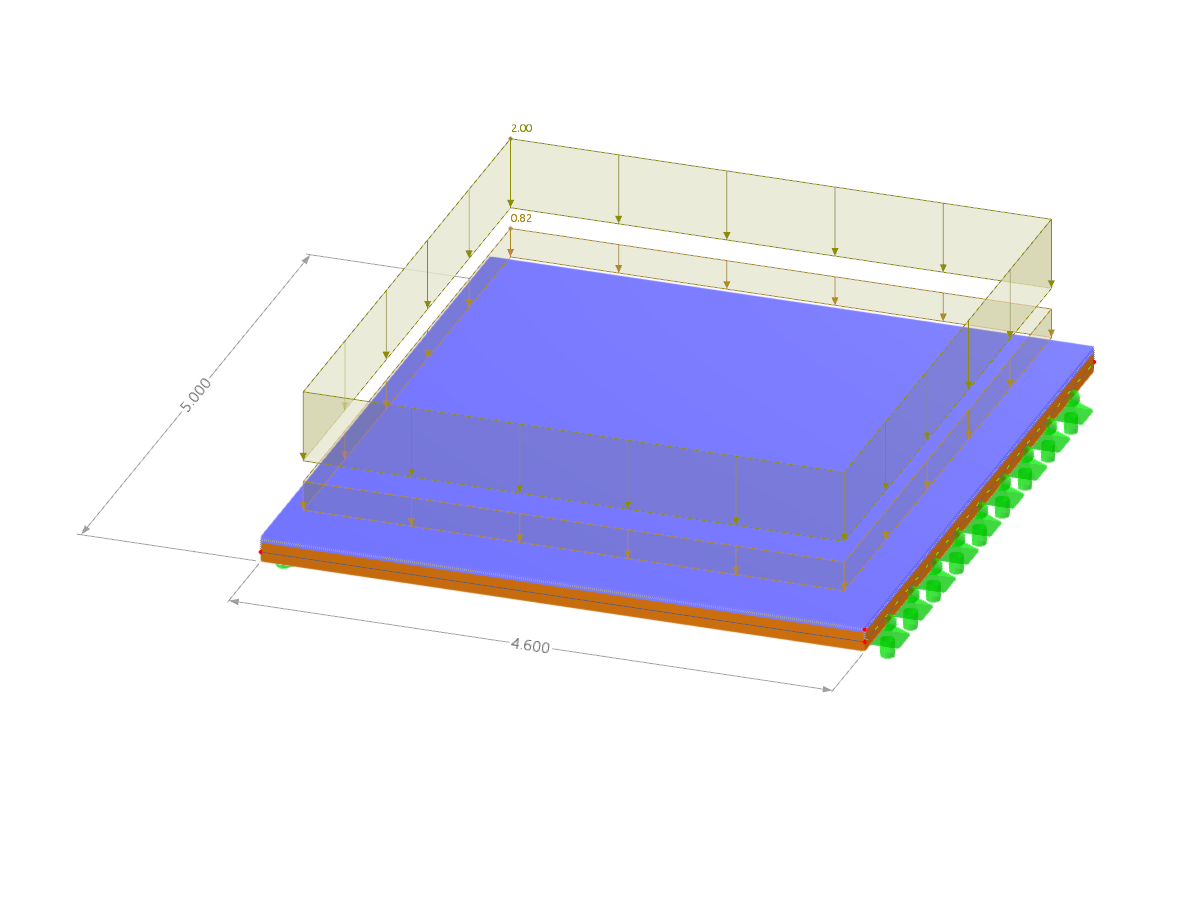 Modèle de plancher en CLT