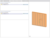 Définir deux faces du panneau de contreventement
