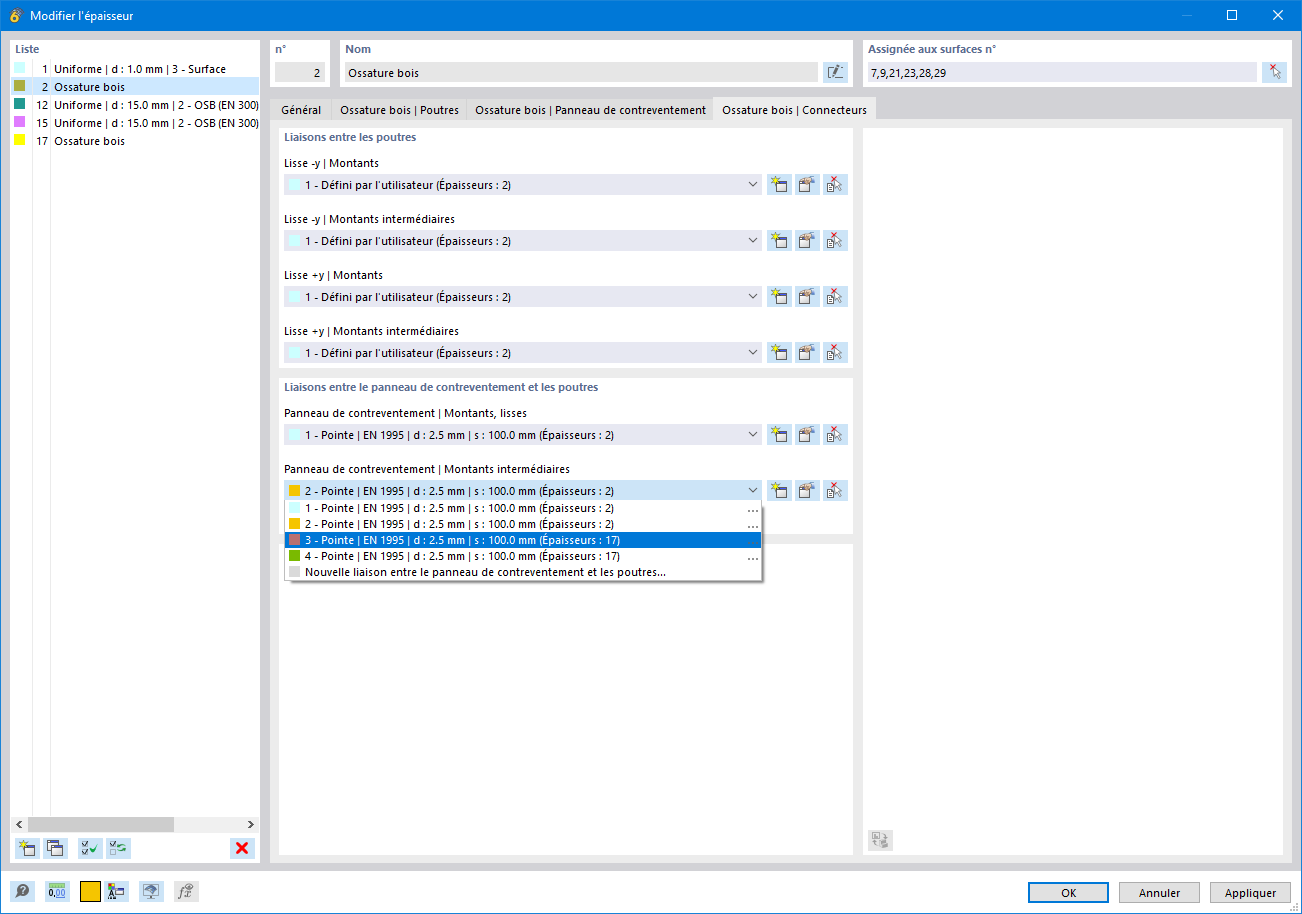 Définition de différents moyens d’assemblage