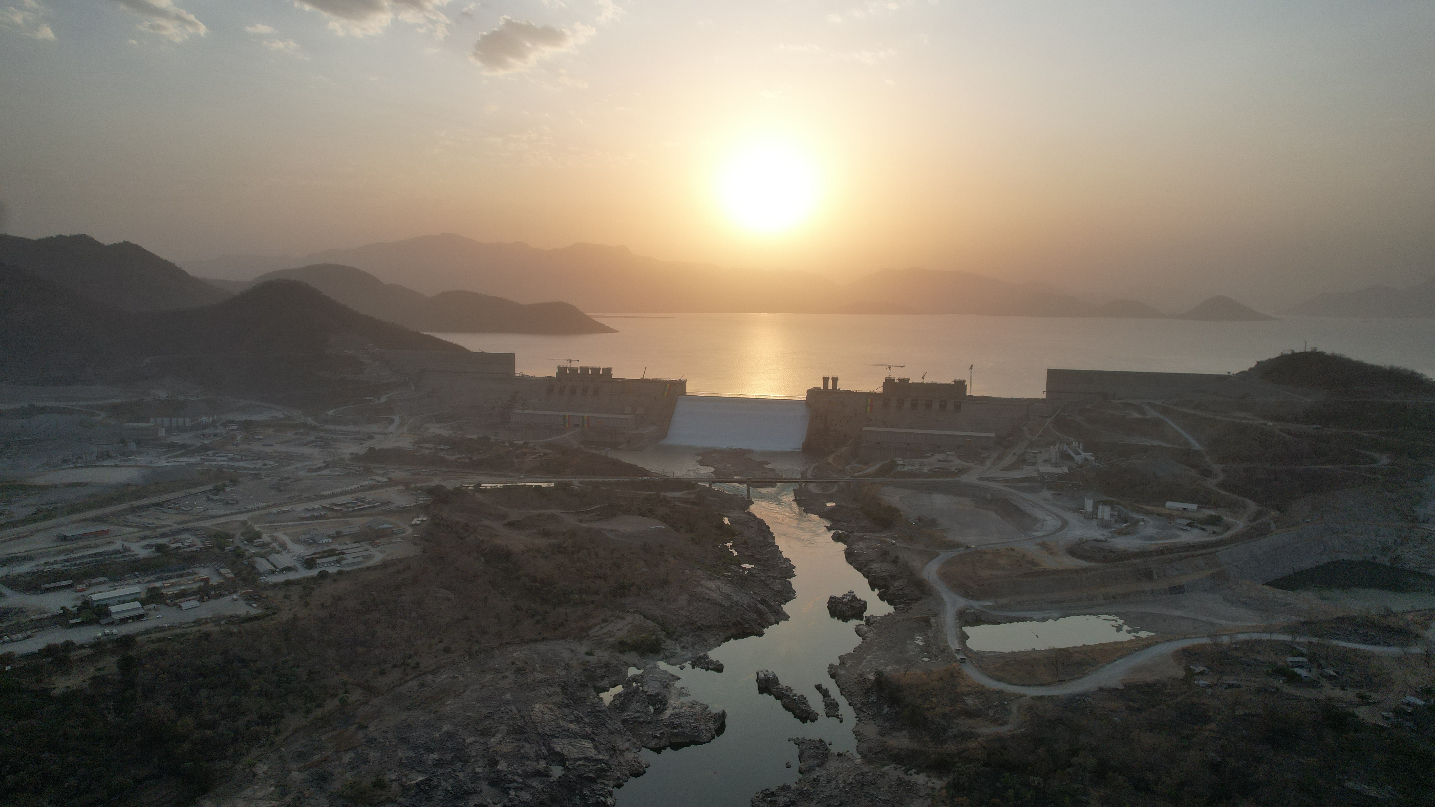 Le barrage GERD, la plus grande centrale hydroélectrique d’Afrique, en Éthiopie