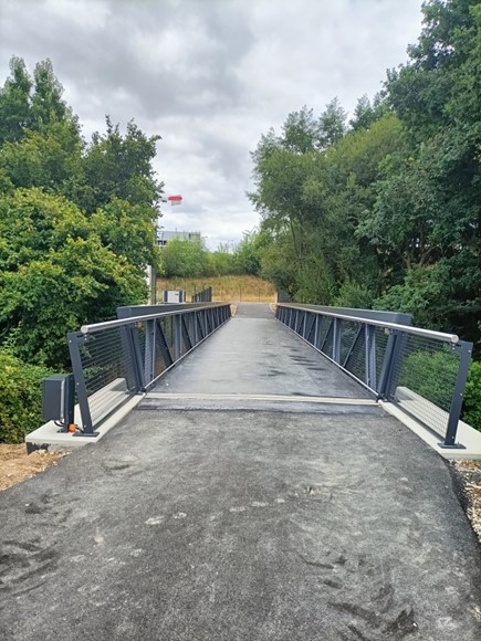 Passerelle Becquerel de La Chapelle-sur-Erdre | © ACML
