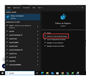 Éditeur du registre