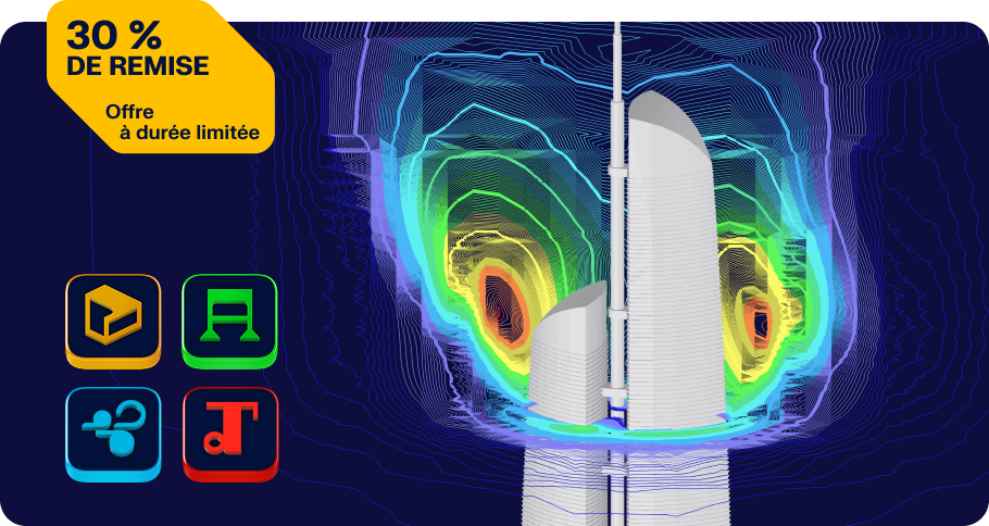 Promotion spéciale avec 30 % de réduction sur RFEM 6, RSECTION et RWIND.