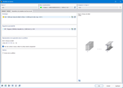 Onglet Paramètres spécifiques Simulation des flux de vent dans la boîte de dialogue Modifier la barre