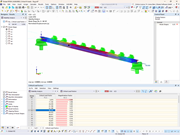 Calcul de stabilité de la structure amélioré avec un soutien latéral optimisé pour une détermination précise du facteur de charge critique.