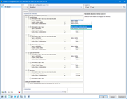 Options de configuration pour l’utilisation des valeurs extrêmes relatives et absolues pour l’ELS.