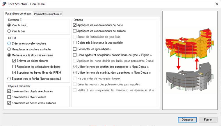 Affichage de l’écran avec les options d’entrée et les outils pour les cotes et les paramètres.