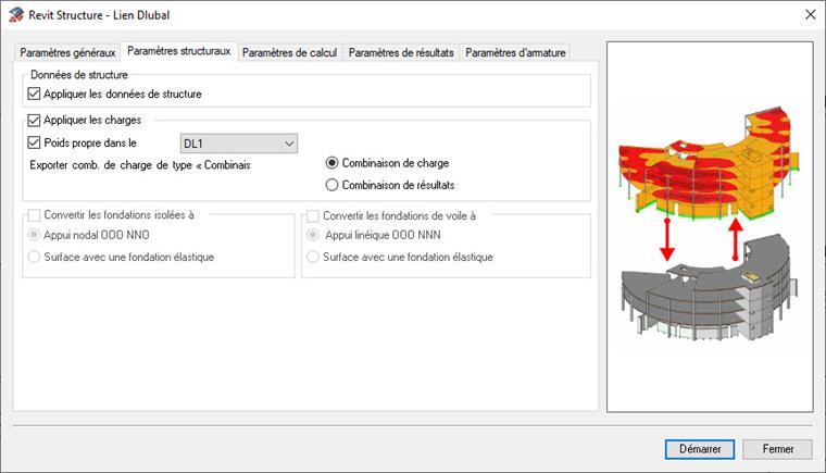 Représentation graphique des propriété des structures avec des détails techniques sur les matériaux et les assemblages des nœuds.