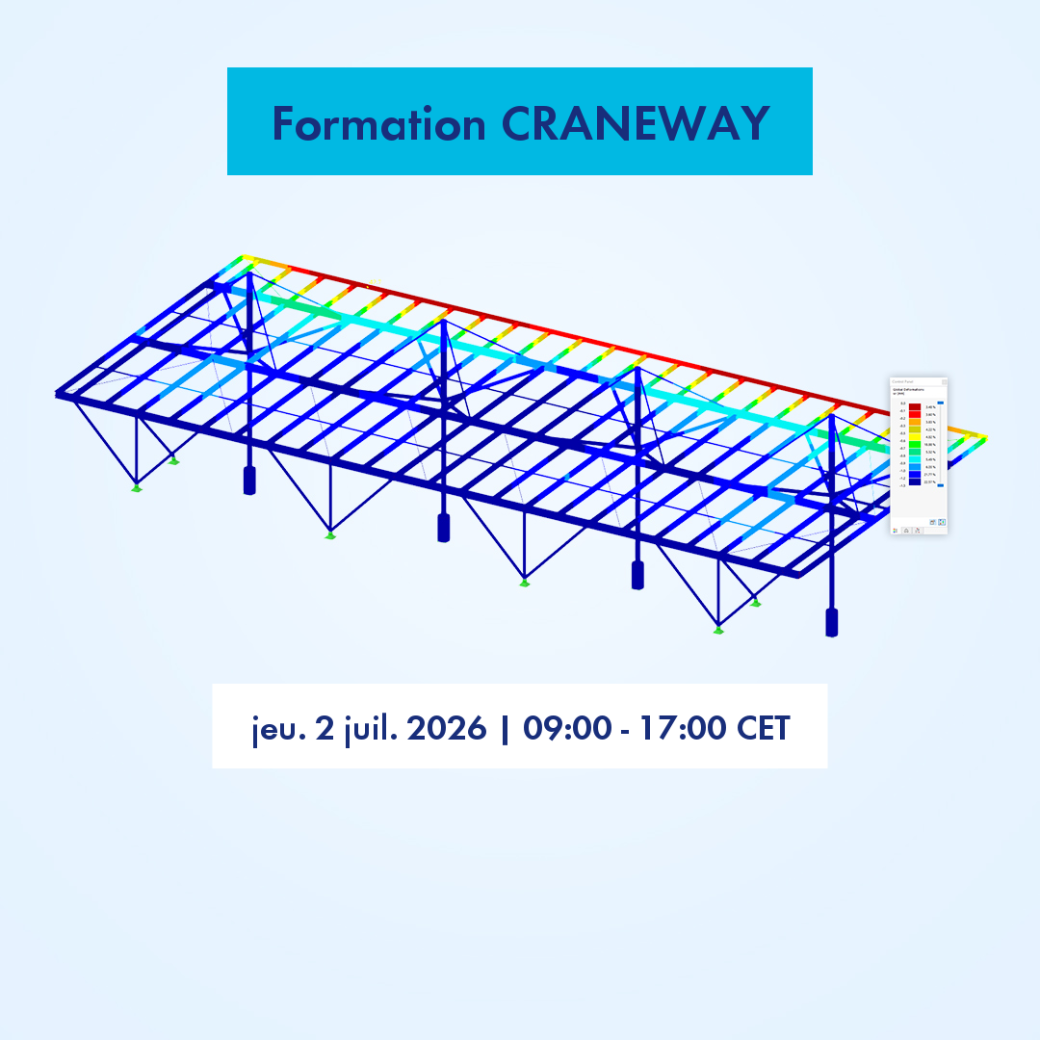 Session de formation CRANEWAY prévue pour le 2 juillet 2026 de 9h à 17h CET.