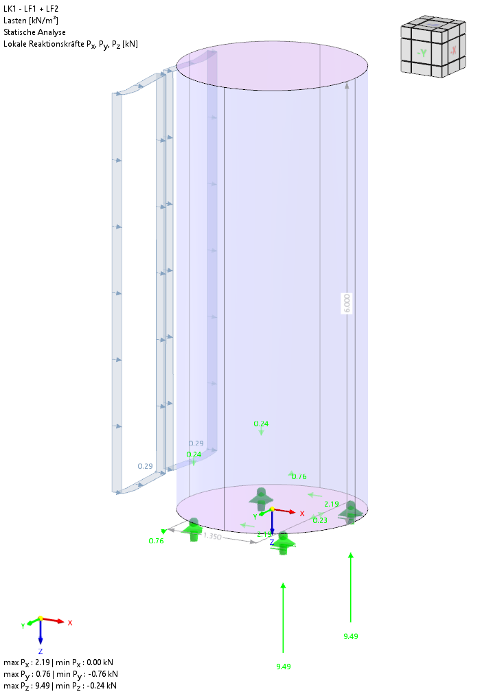 Stabilité au renversement des cylindres circulaires dans RFEM 6