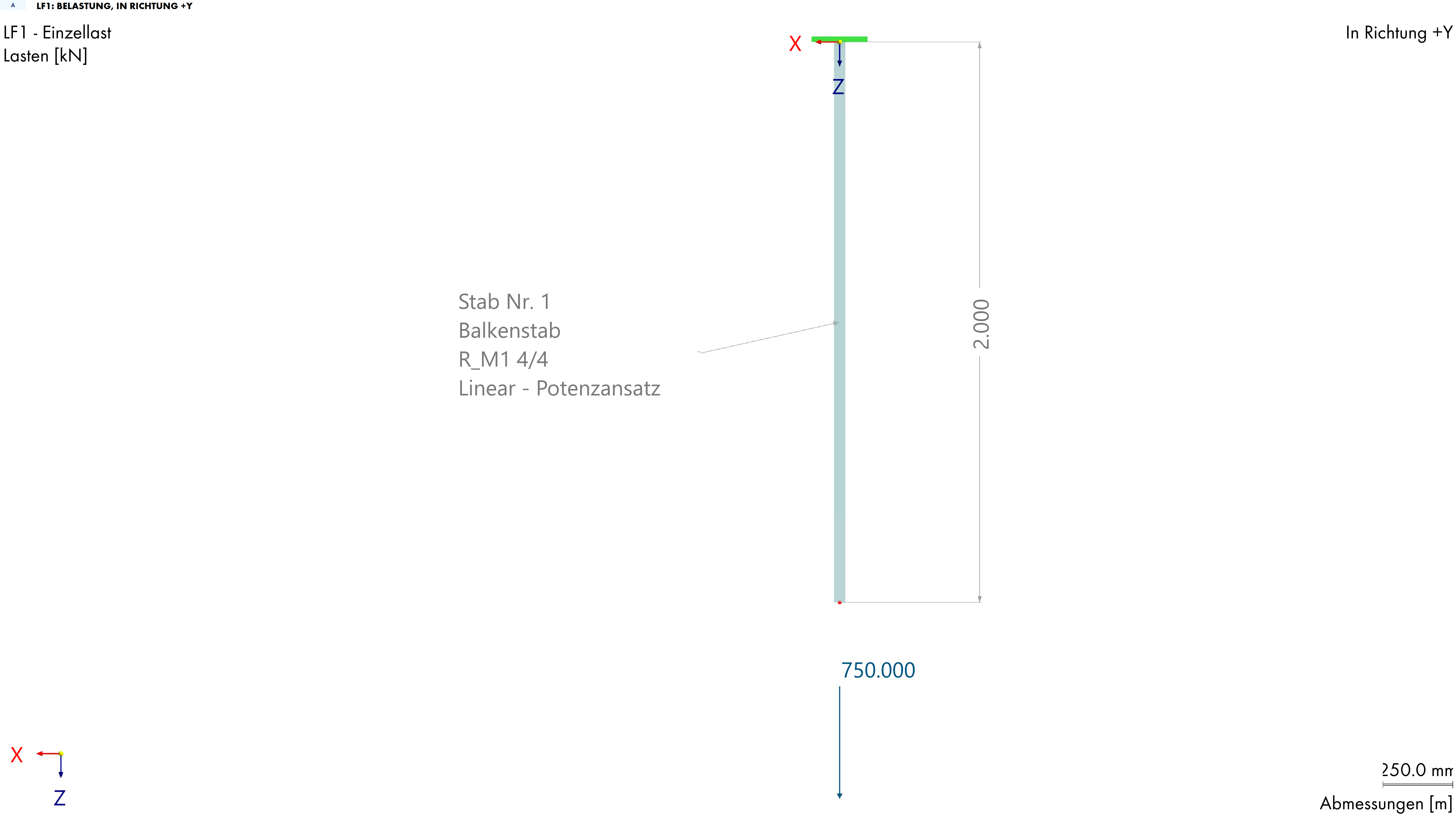 Modèle RFEM d’une barre de traction