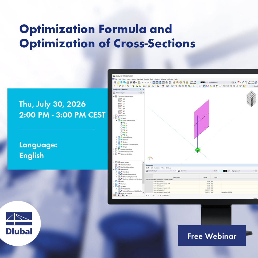 Formule d'Optimisation et Optimisation des Sections Transversales
