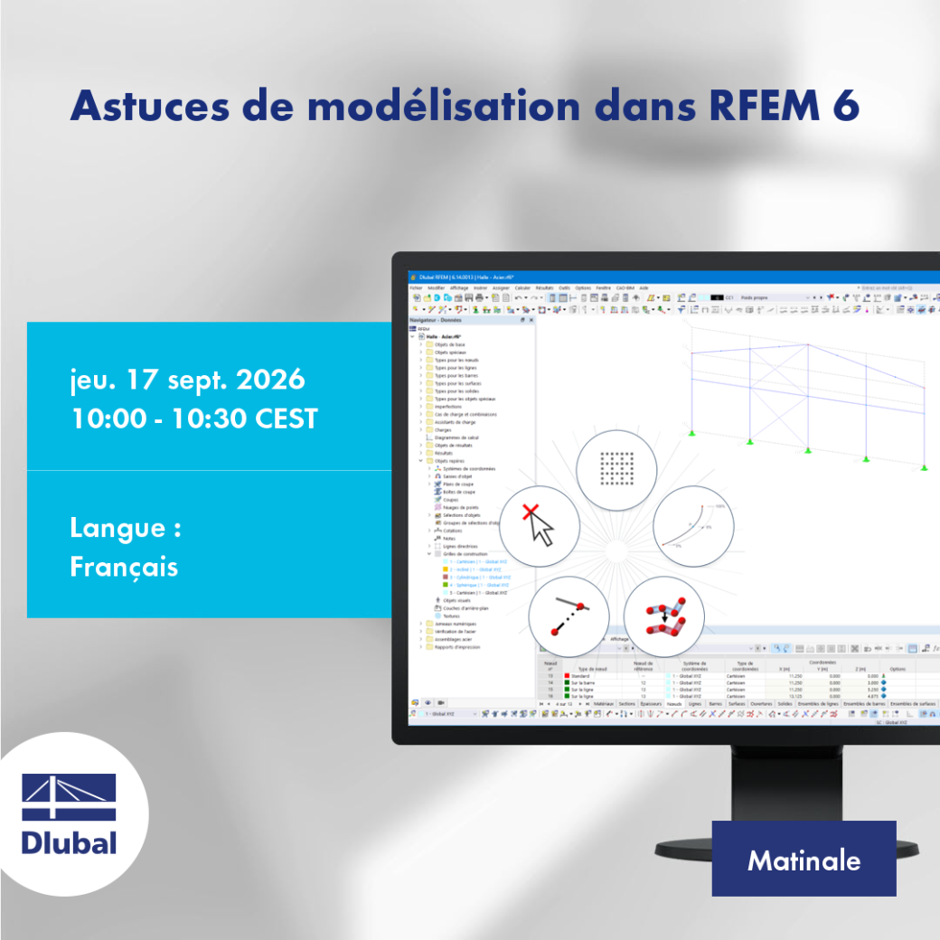 Astuces de modélisation dans RFEM 6
