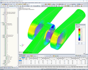 Collegamento di aste tese - Tensioni nei solidi