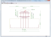 Bewehrungsplan - Schnitt Köchermitte, Blickrichtung in x