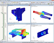 Vorgestellte Modelle beim Dlubal-Infotag in Belgien und in den Niederlanden