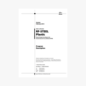 Manuale per l'uso RF-STEEL Plastic