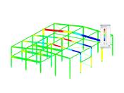 Spannungsanalyse eines Stabwerkes in RSTAB
