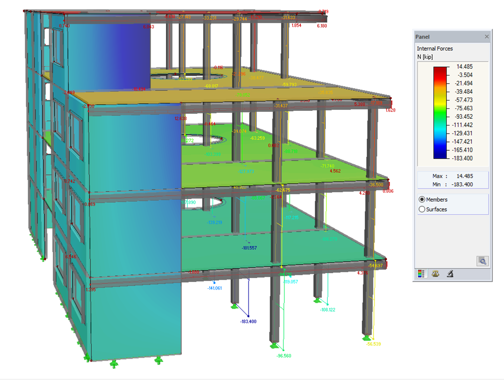 ACI 318-14 Concrete Column and Beam Design in RFEM