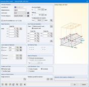 Windlast auf vertikale Wände mit Dach