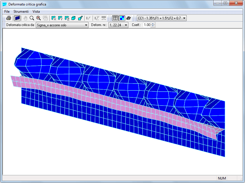 Grafische Darstellung der Beulfigur