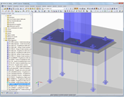 Visualisierung des Fußpunktes in RFEM
