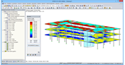 RF-BETON Flächen - Grafische Ergebnisausgabe am Gesamtmodell