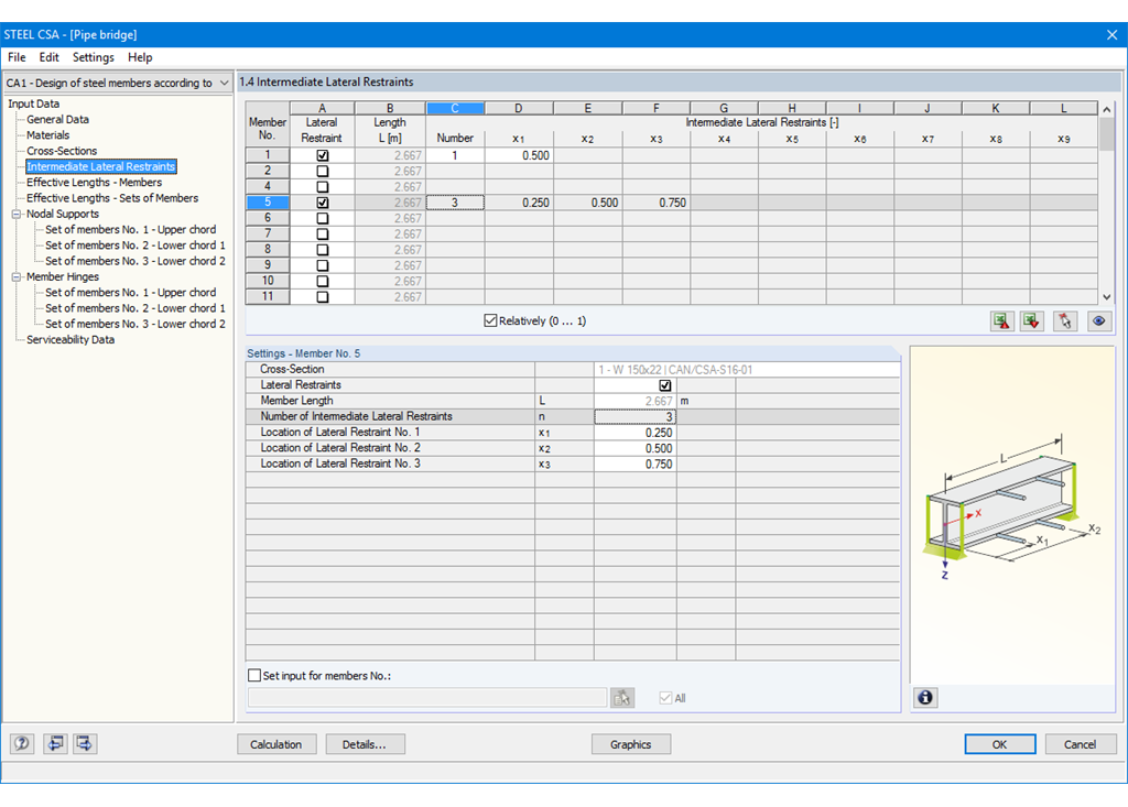 Seitliche Lagerungen