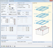 Schneelastgenerierung nach EN 1991-1-3
