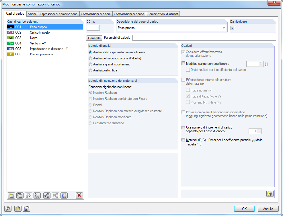 Wahl der Berechnungstheorie