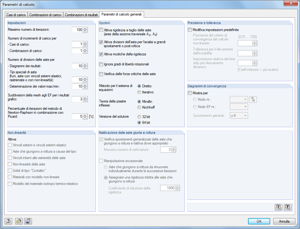 Globale Berechnungsparameter