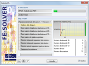 Ablauf der Berechnung mit Diagramm der Verformungen