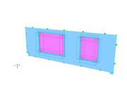 Elemento per pareti in legno lamellare incrociato (Xlam)