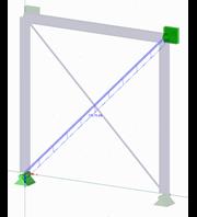 Forza di trazione nella diagonale efficace