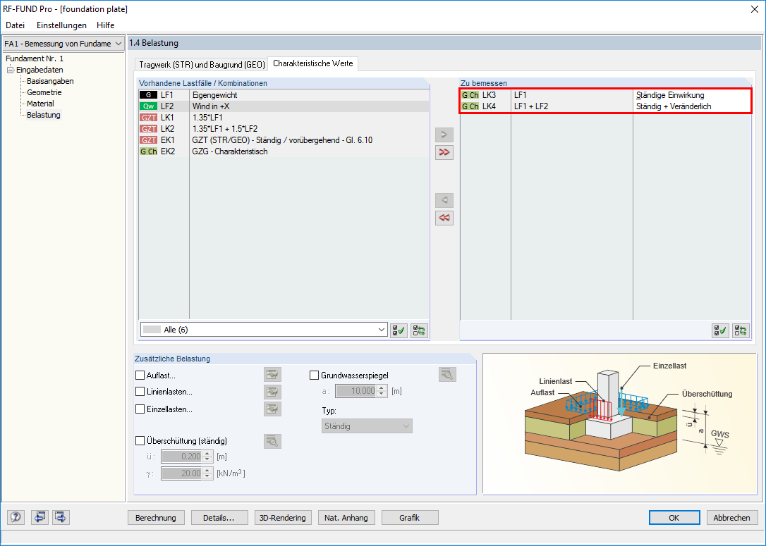 Selezione del carico