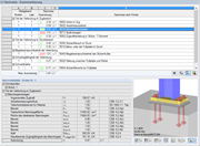 Finestra '3.1 Progetto - Riepilogo' Compresi i dettagli dell'errore del cono in calcestruzzo