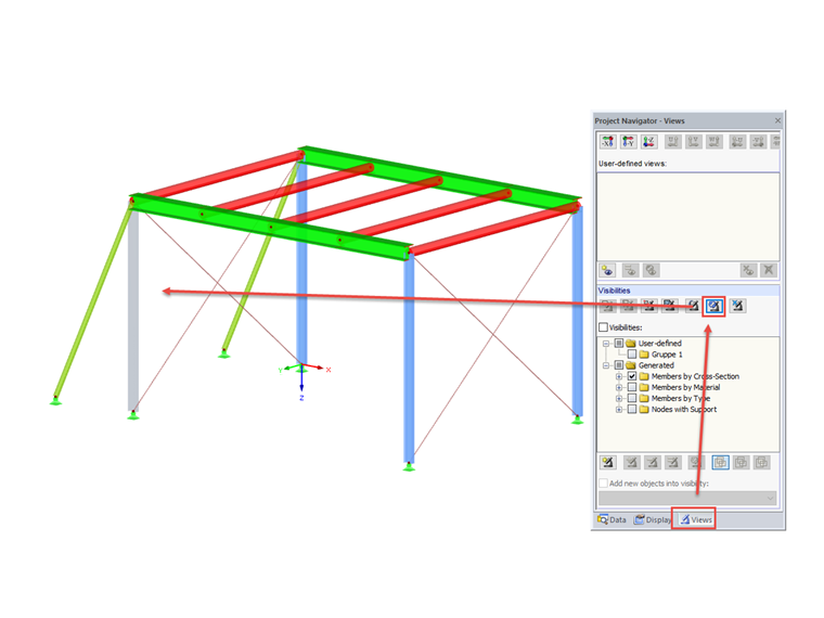 mostra visibilità inversa
