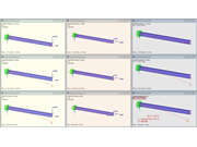 Deformazioni, caso di carico 1