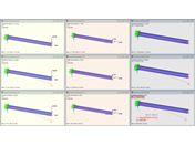 Deformazioni, caso di carico 1