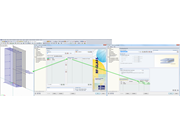 Distribuzione del carico della forza di singoli casi di carico su diversi strati di vetro isolante
