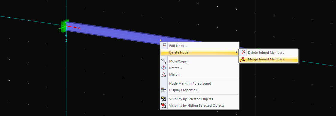 Eliminazione di nodi e unione di linee