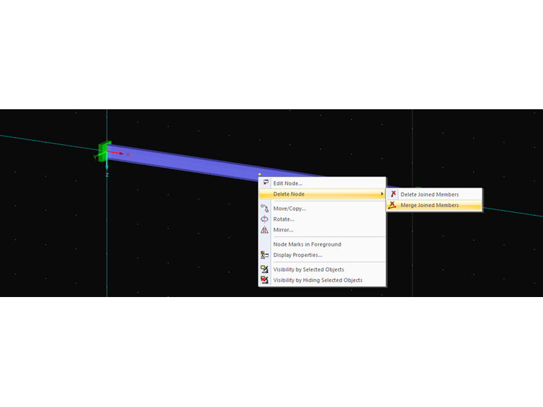 Eliminazione di nodi e unione di linee